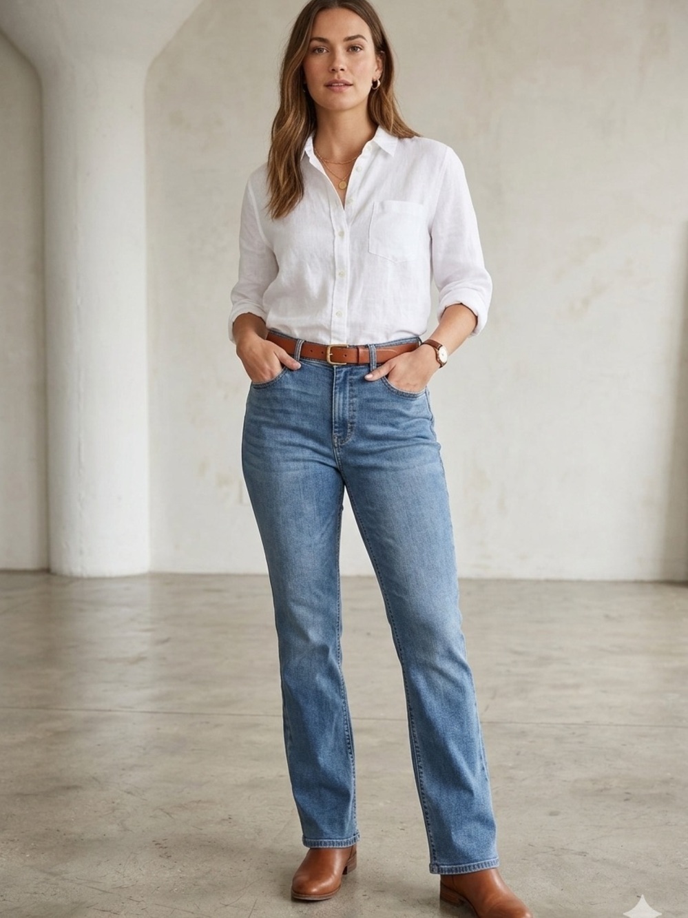 Free Assembly High Rise Boot Cut Jeans
